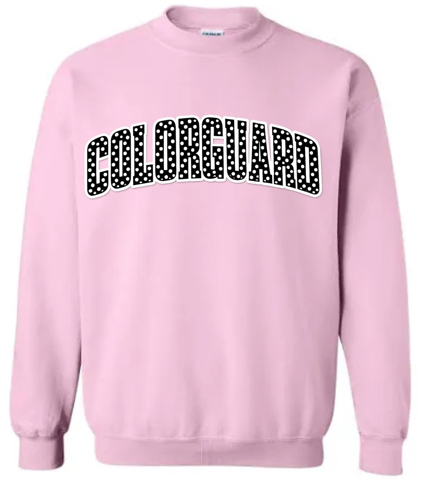 Spirit in Motion Polkadots Crewneck Pink