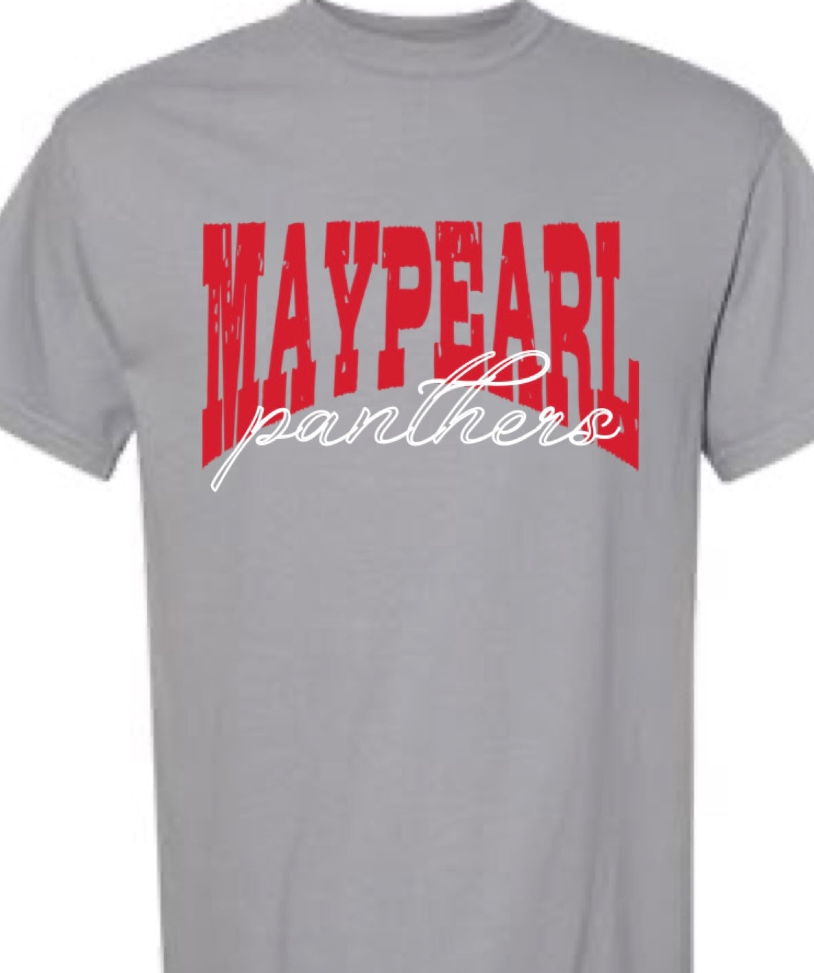 Distressed Mascot Tee - Maypearl Panthers