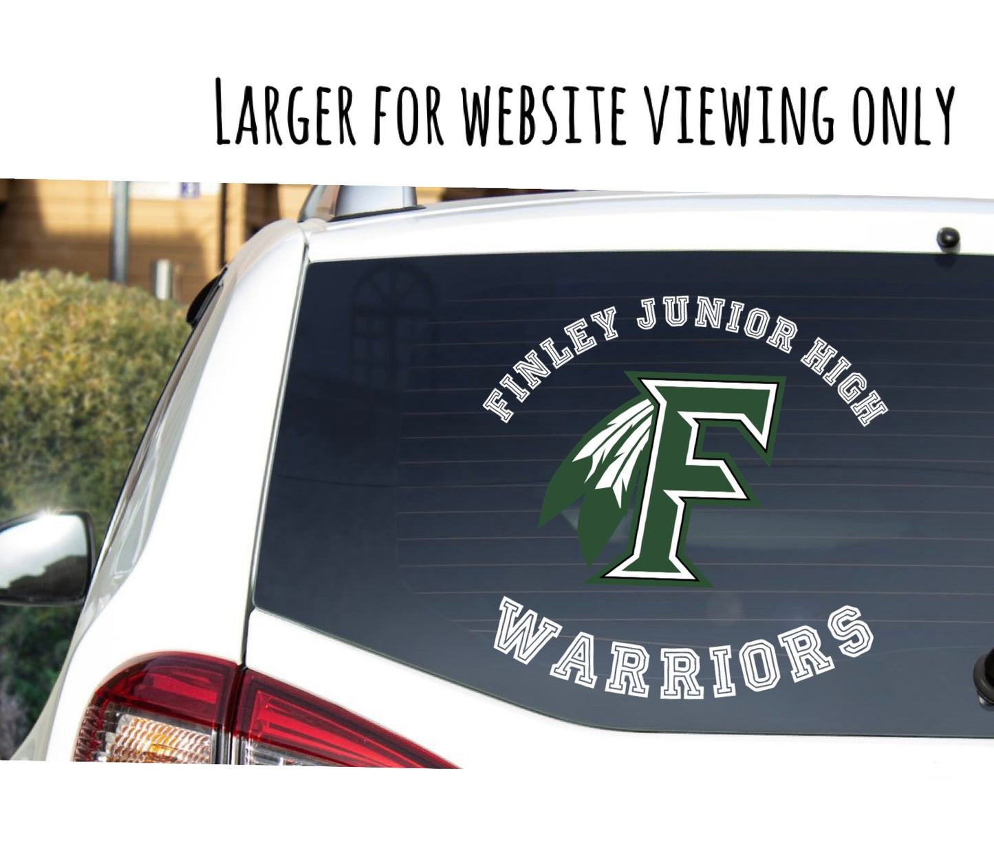 Finley Window Decal