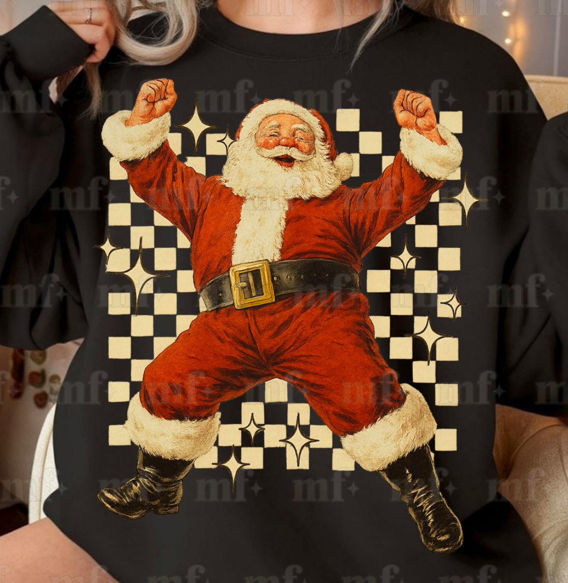 Santa Checkered
