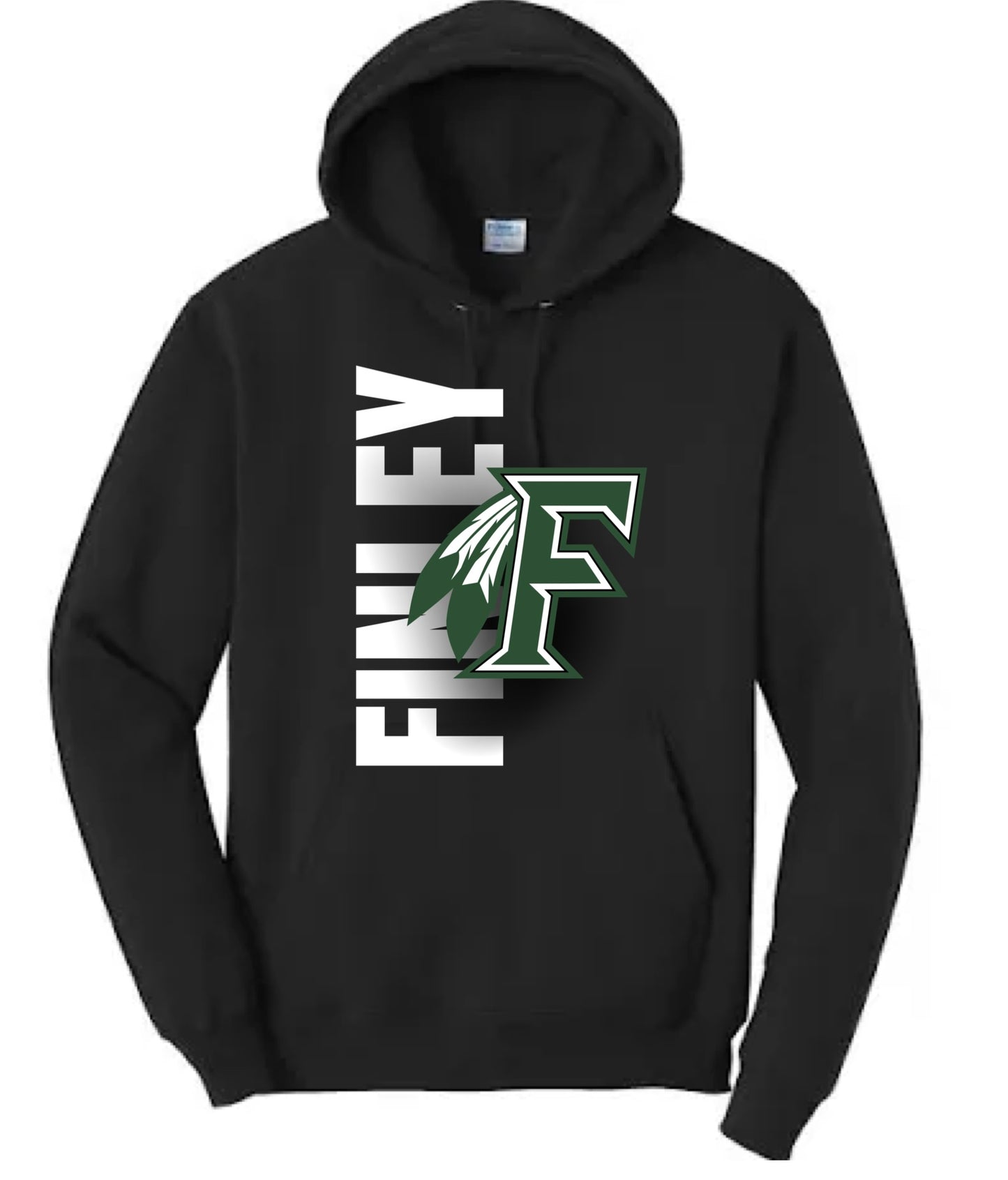Finley Black Vertical Hoodie