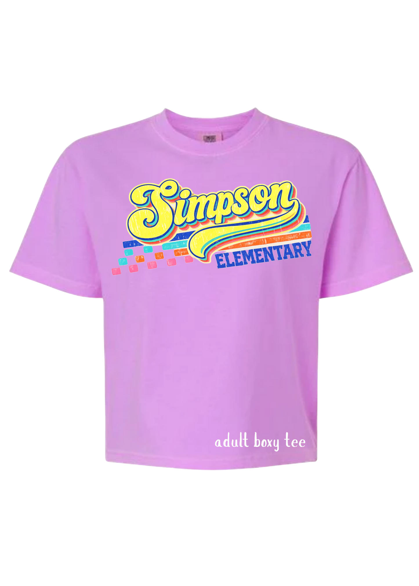 ADULT Simpson Elementary Throwback Tee SE