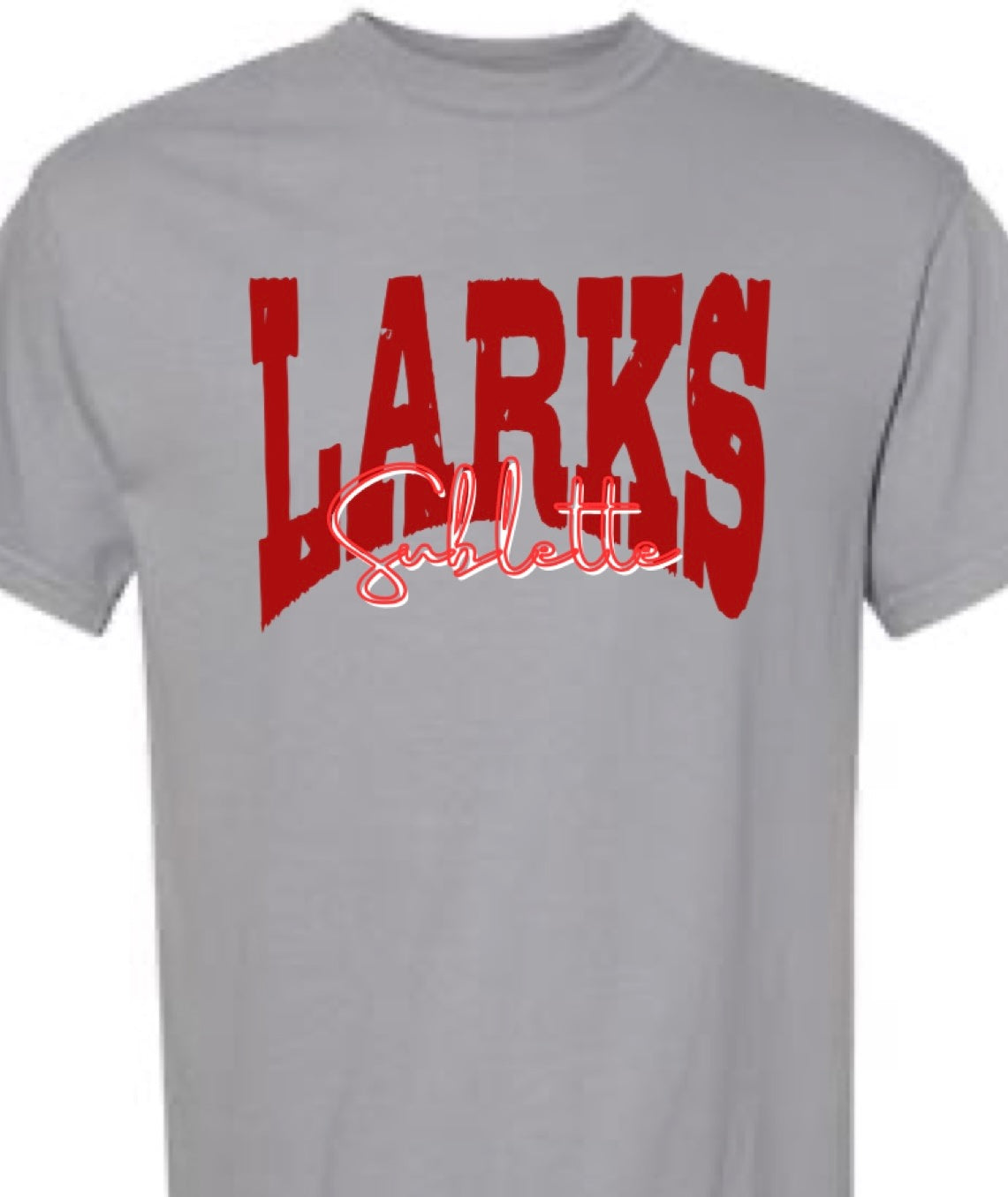 Distressed Mascot Tee - Sublette Larks