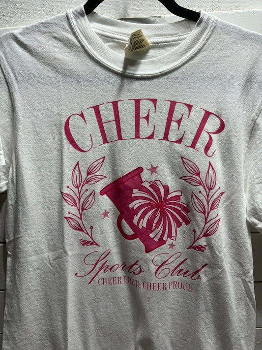 Sale! Cheer Sports Club Comfort Colors Small tee