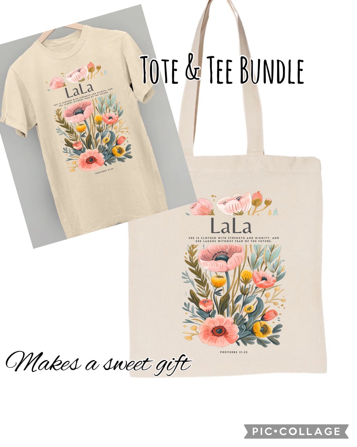 Mother Floral Tote & Tee