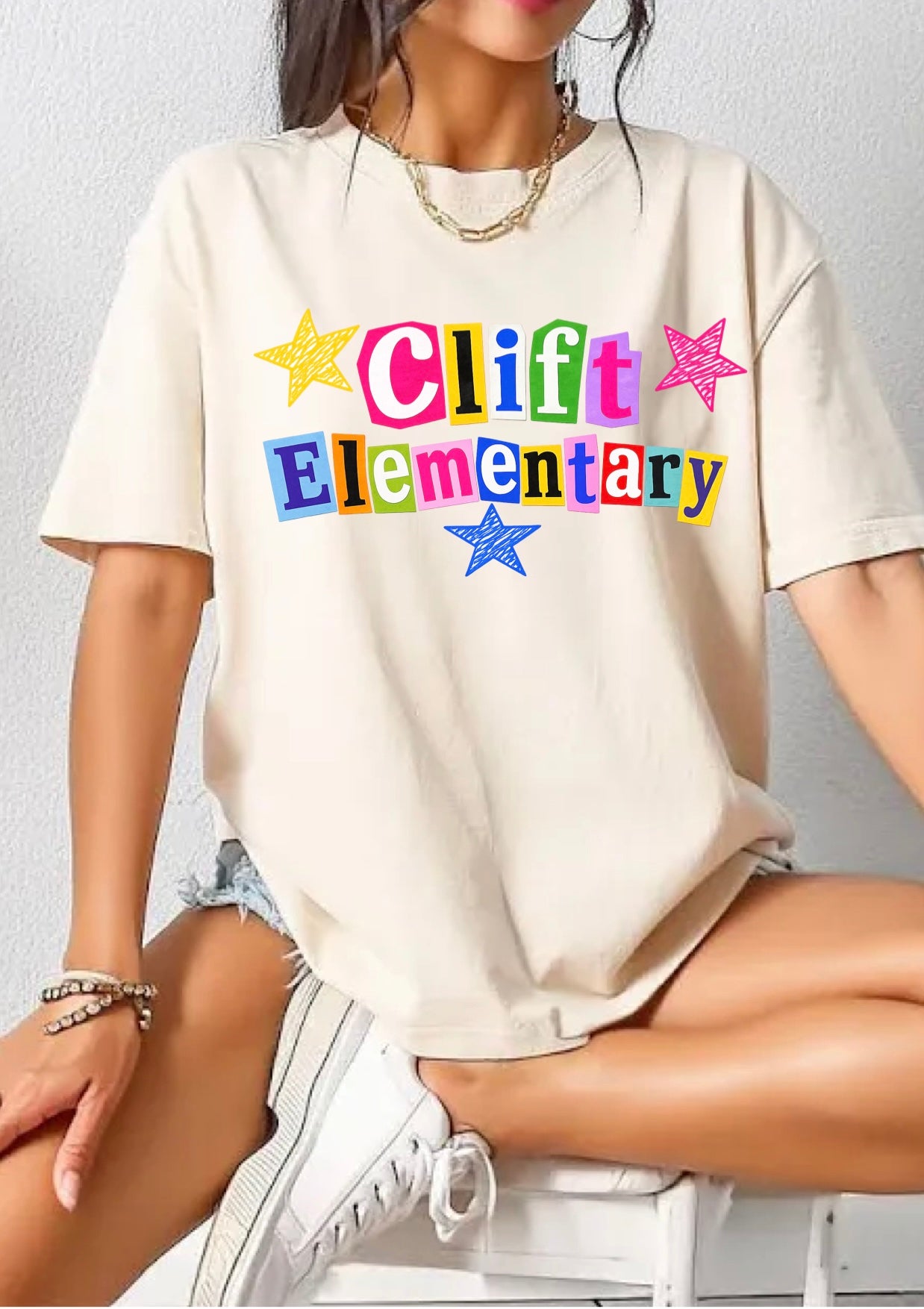 Any Word Personalized Collage Name Tee