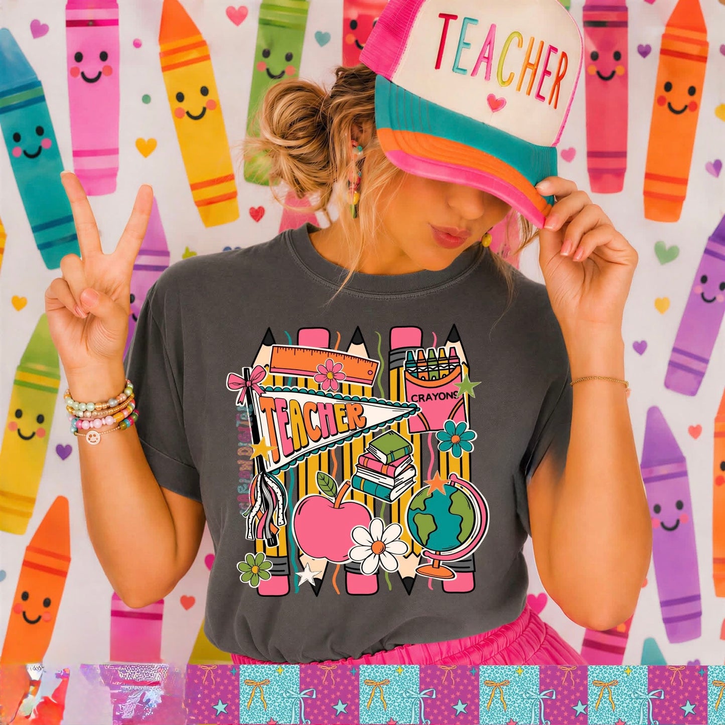 Teach Pennant Collage