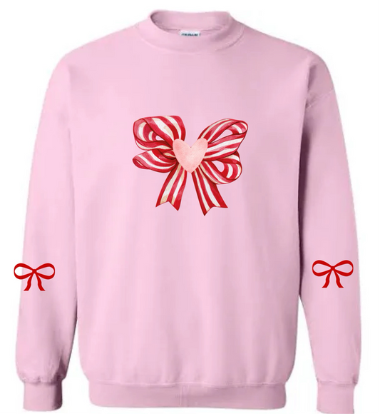 Red Bow Crewneck