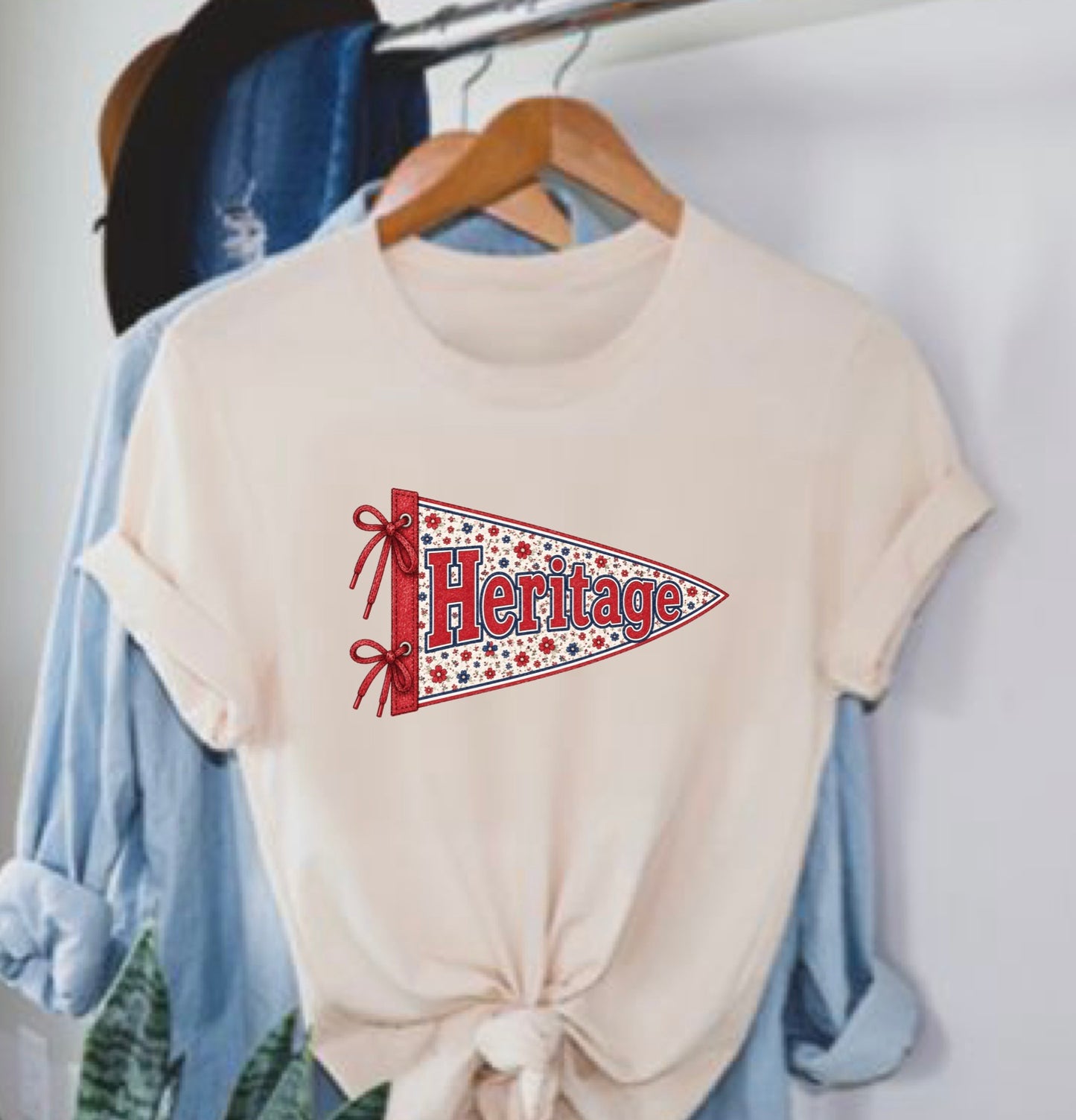 Any Personalization Floral Pennant