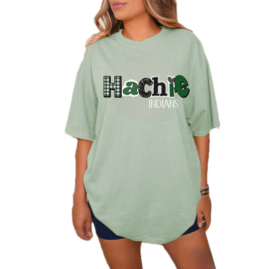Hachie Letter Tee.   WHS Cheer