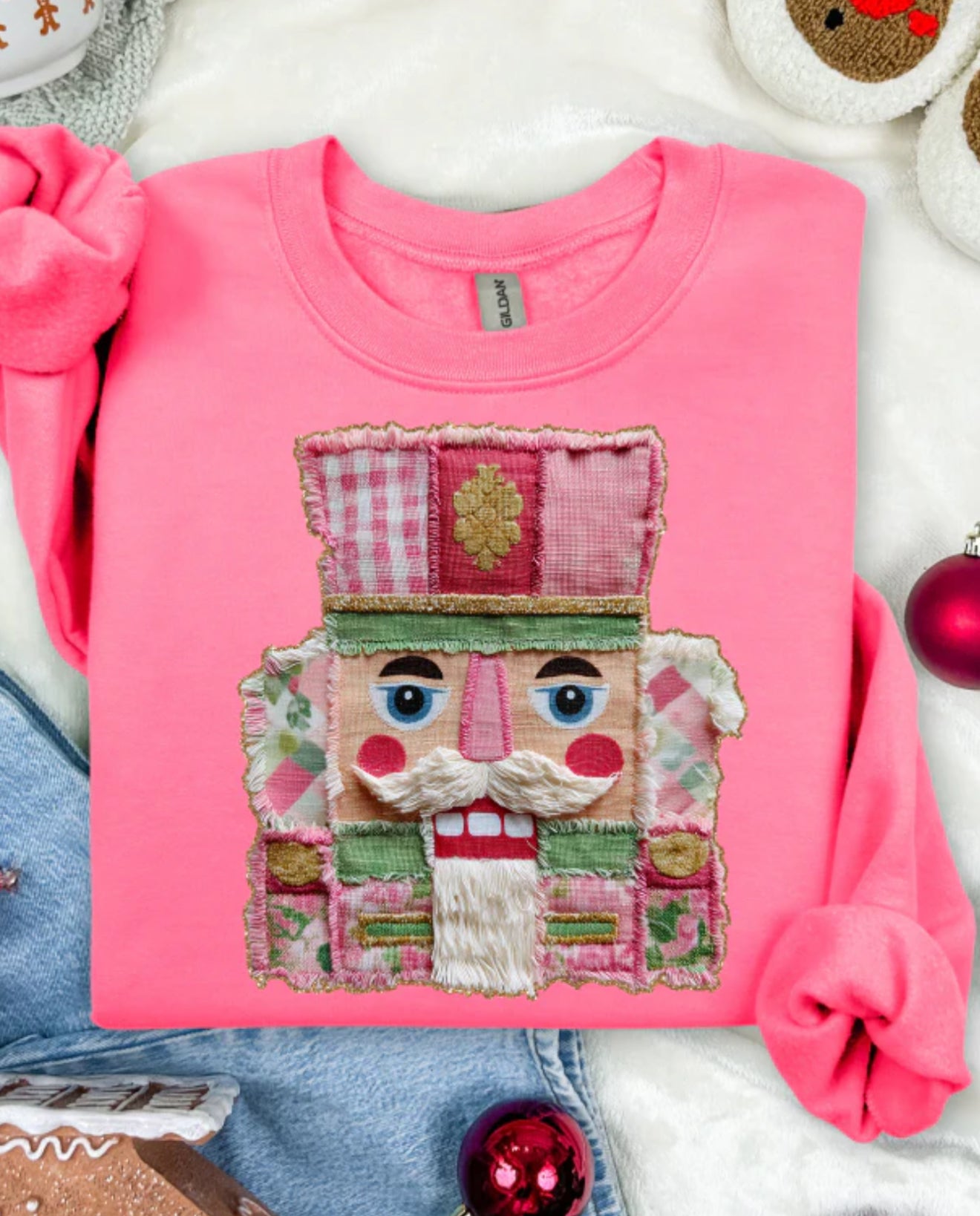 Faux Fabric Nutcracker