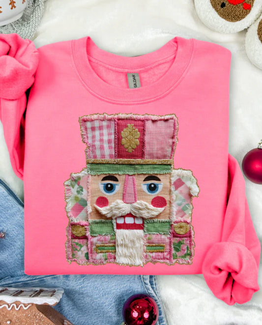 Faux Fabric Nutcracker