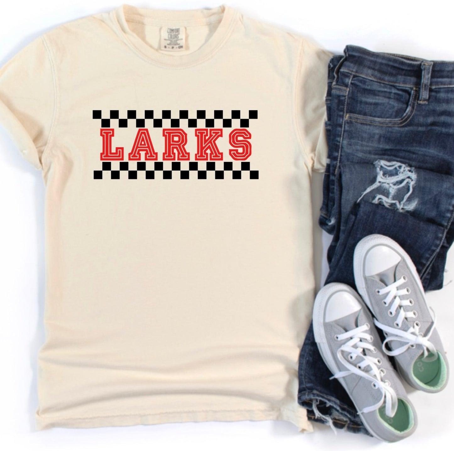 Larks Checkered Spirit Tee