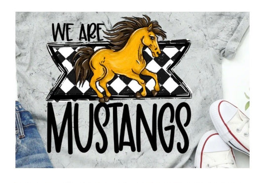 We Are Mustangs tee