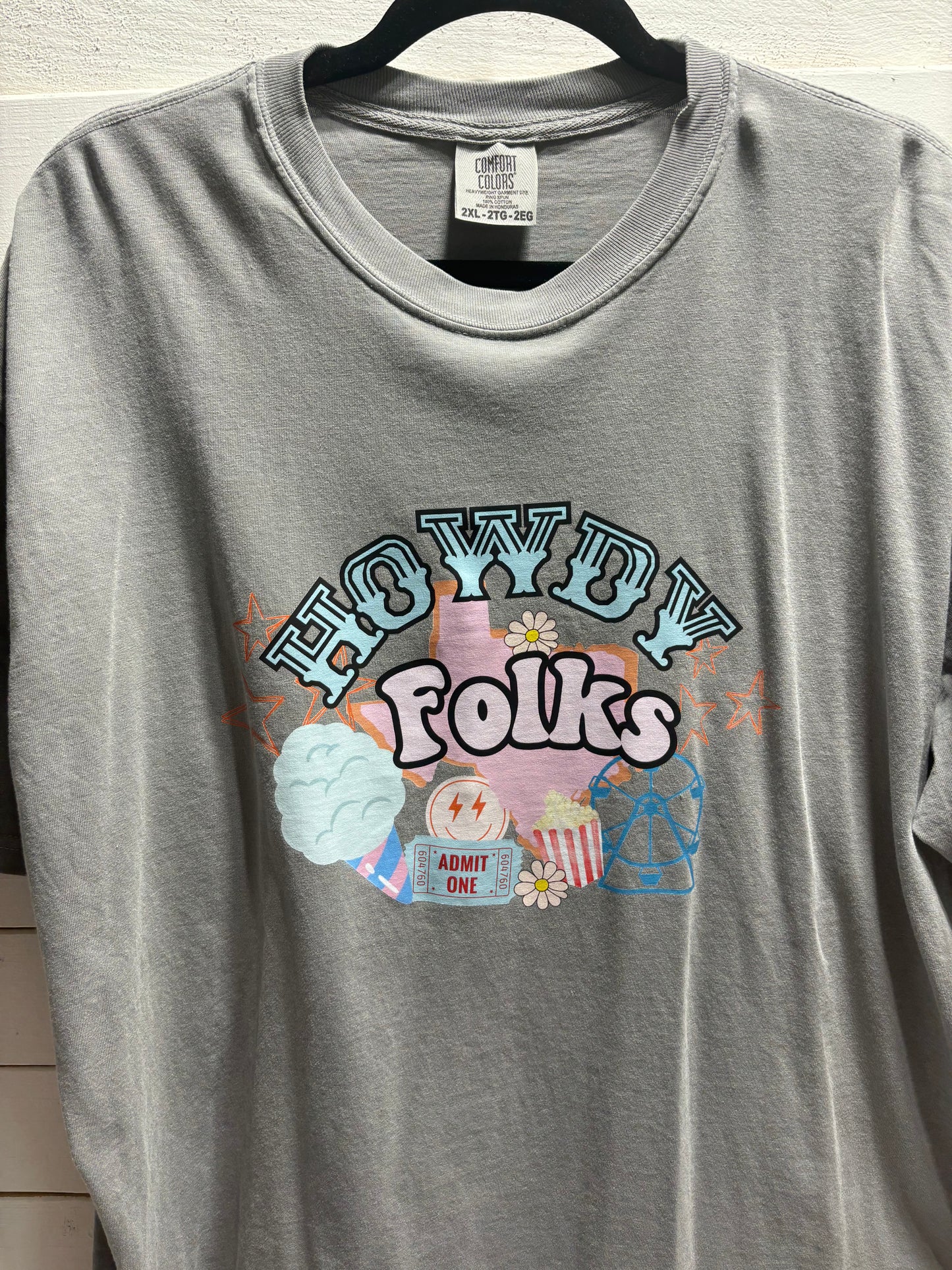 Sale! Howdy Folks State Fair Comfort Colors tee