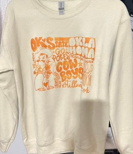 Oklahoma State University Sweatshirt Size Small