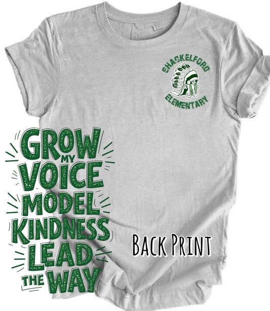 Lead the Way Grey  Tee .  Shackelford