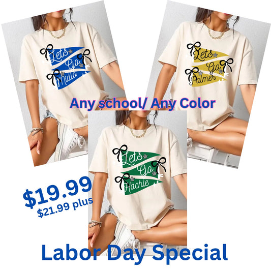 Any school Pennant Tee