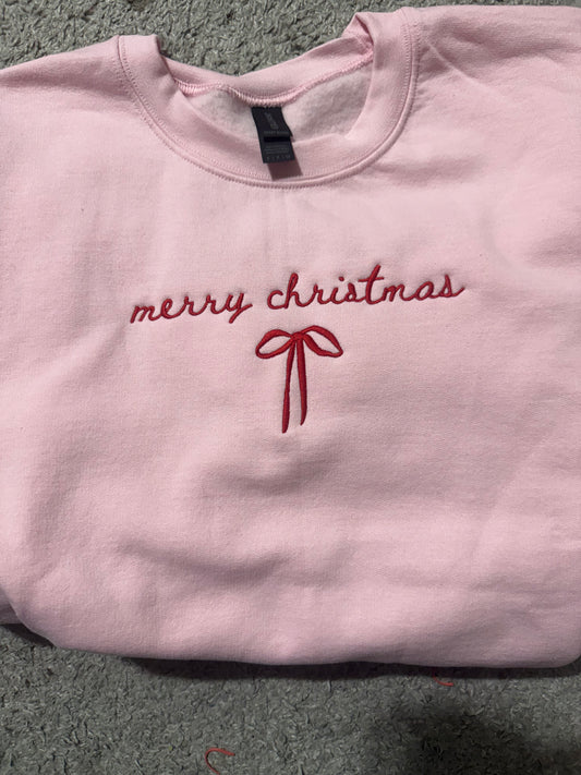 Merry Christmas Embroidery Crew