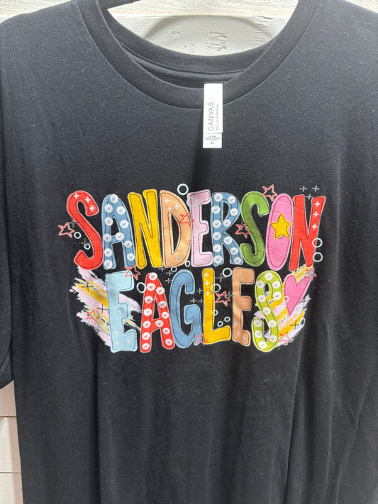 Sale! Sanderson Eagles Bella Canvas XL tee