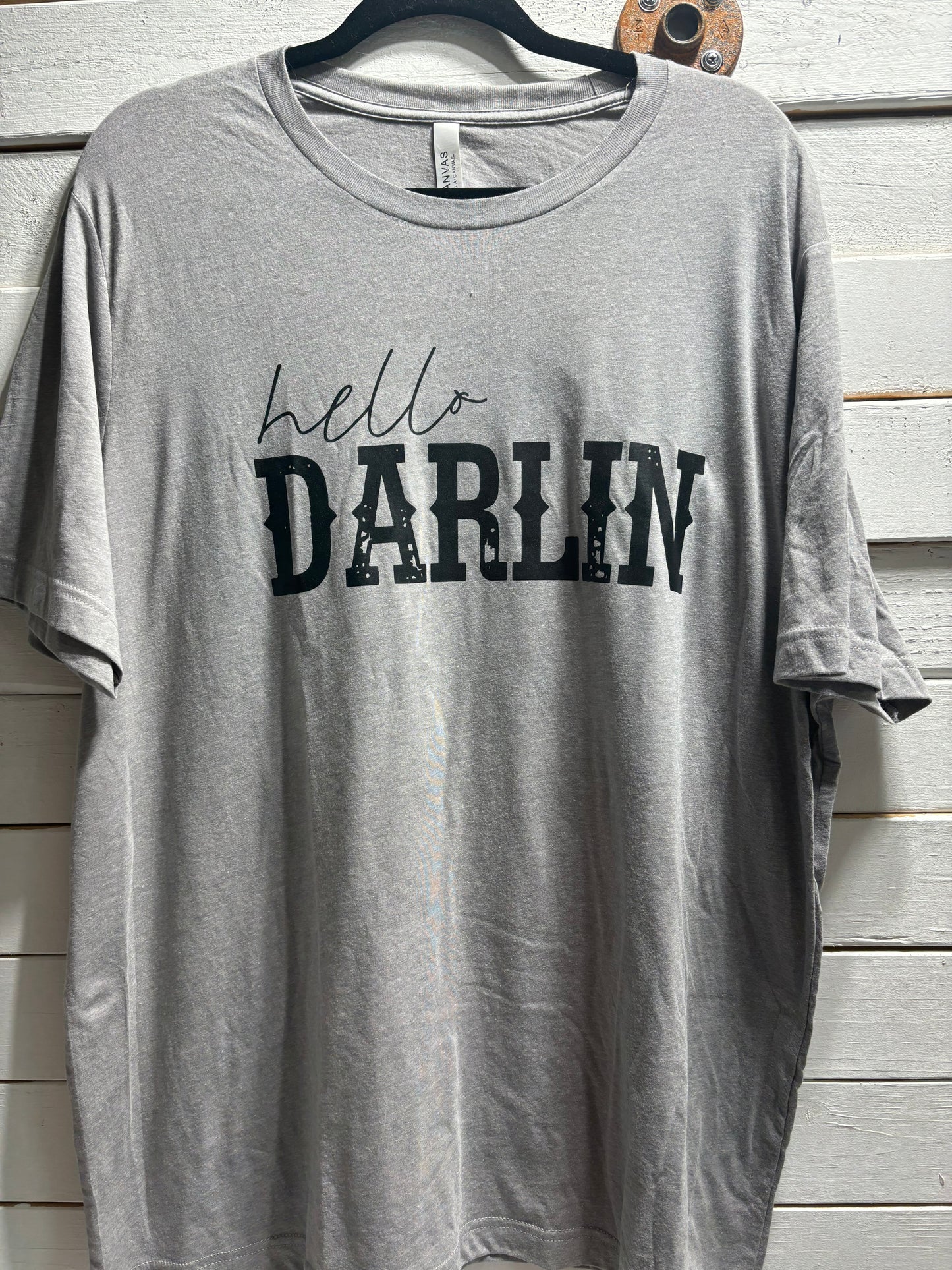 Sale! Hello Darlin Bella Canvas tee 2XL