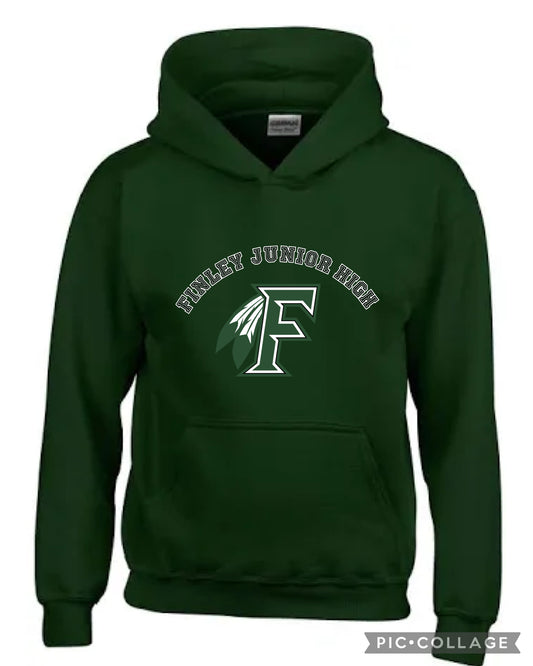 Finley Green Logo Hoodie