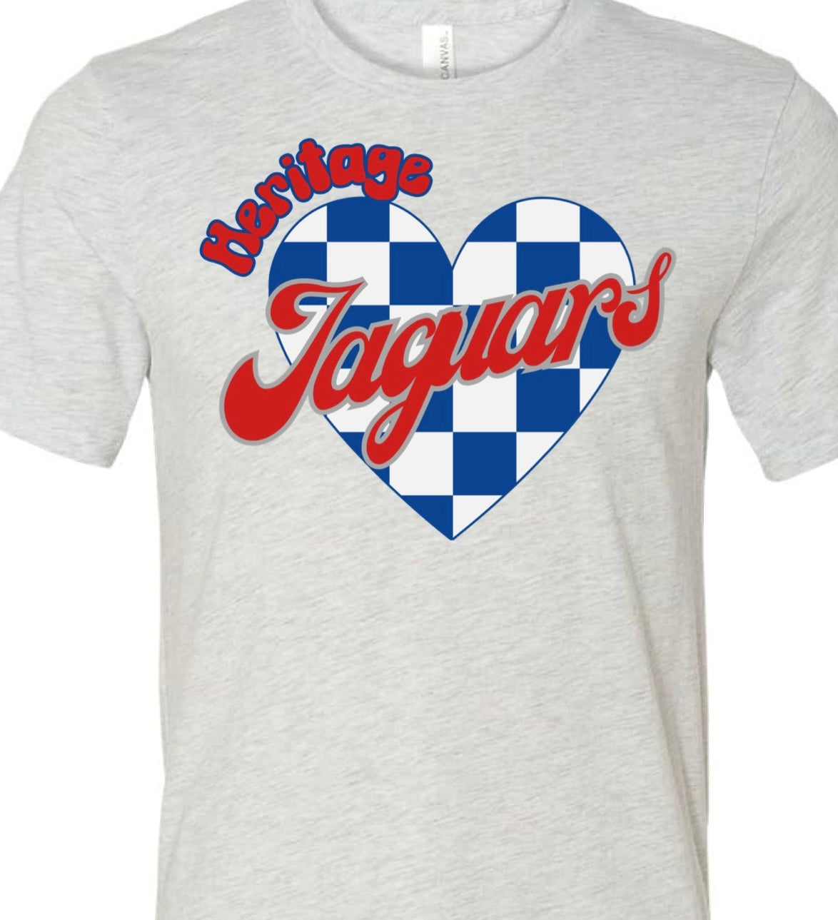 Any School  Checkered Heart