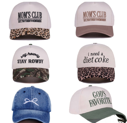 Embroidered Hats