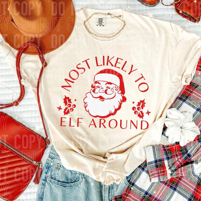 Christmas Most likely Tees. SET 2