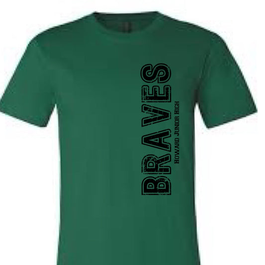 HJH Braves Green Tee