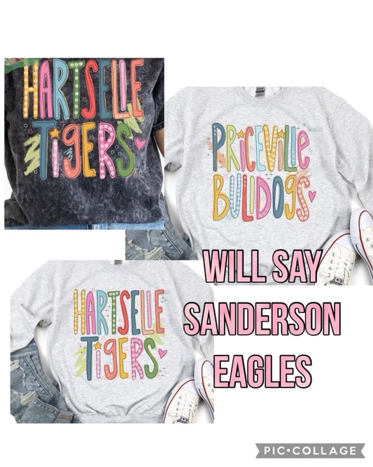 Bright Mascot- Sanderon Eagles