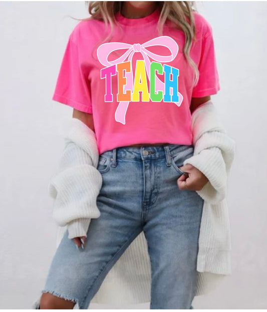 Teach Bow Tee