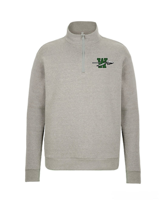 Embroidered Quarter Zip Pullover Jacket W logo.  WHS Cheer