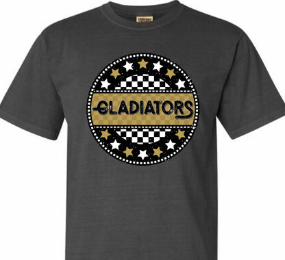 School Colors Mascot Tee - only available in listed mascots and colors.