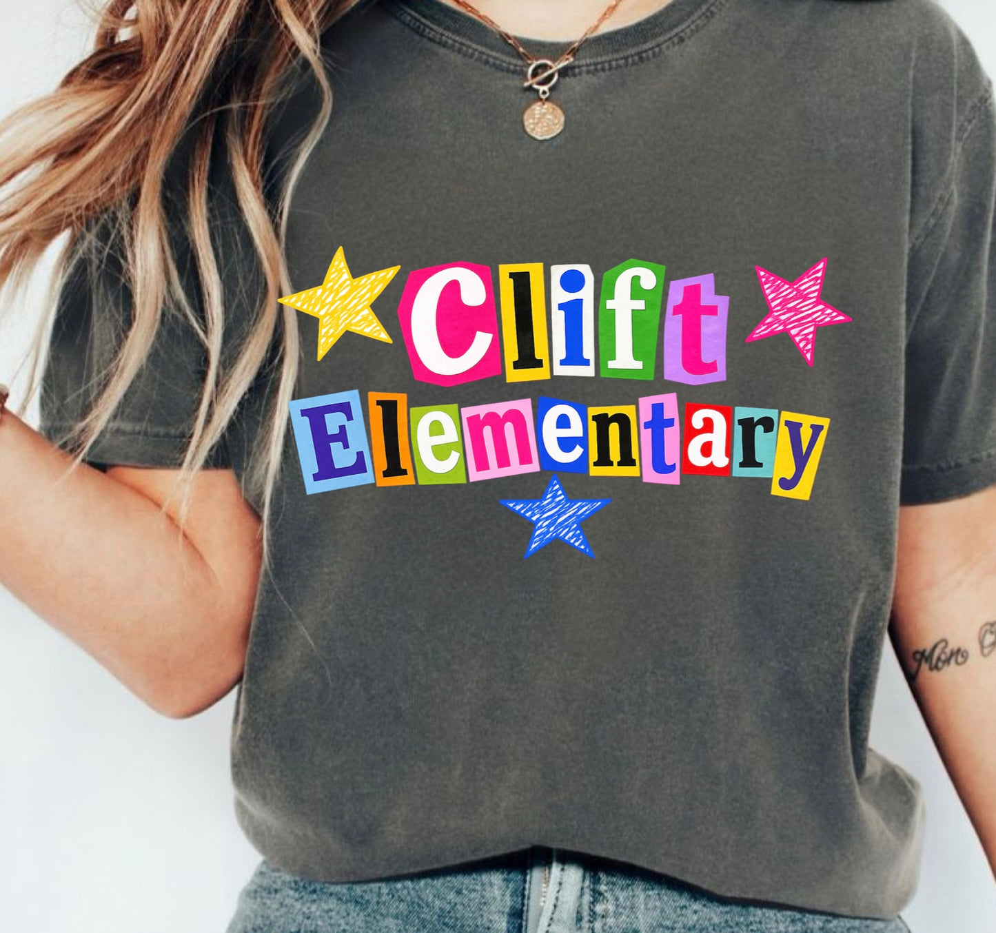 Any Word Personalized Collage Name Tee
