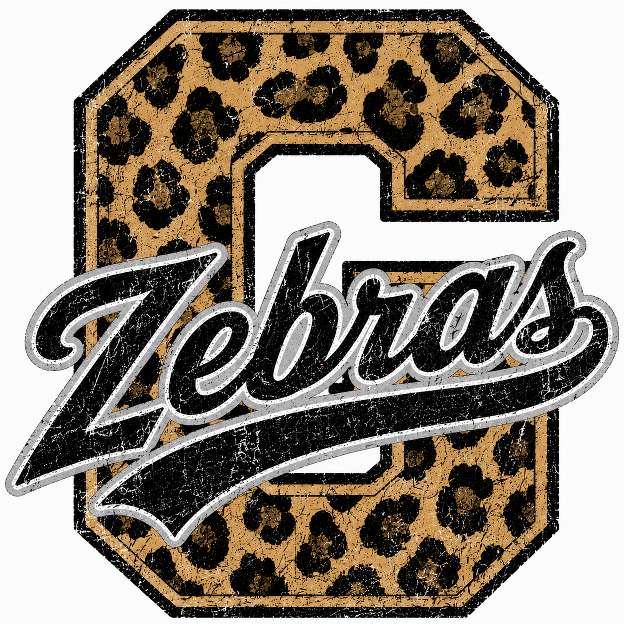 Any School Leopard Letter