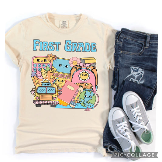 School Collage tee