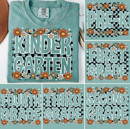 Floral Check grade level