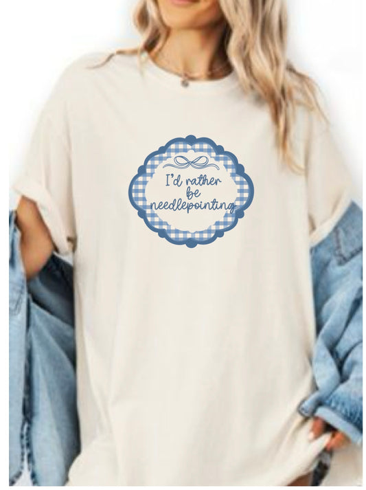 I would rather be needlepointing