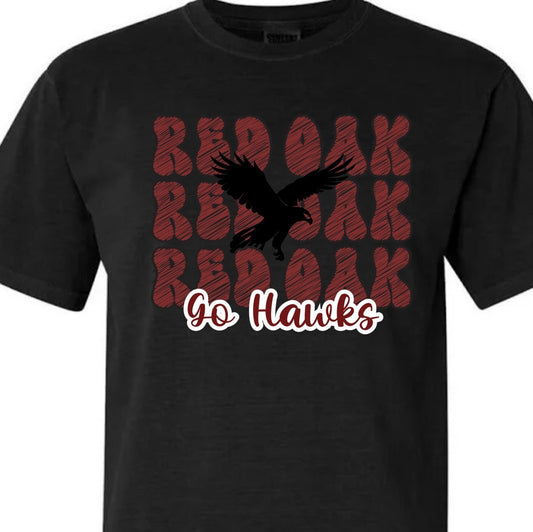 Red Oak Hawks Tee