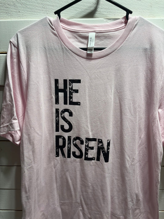 Sale! He is Risen Bella Canvas large tee