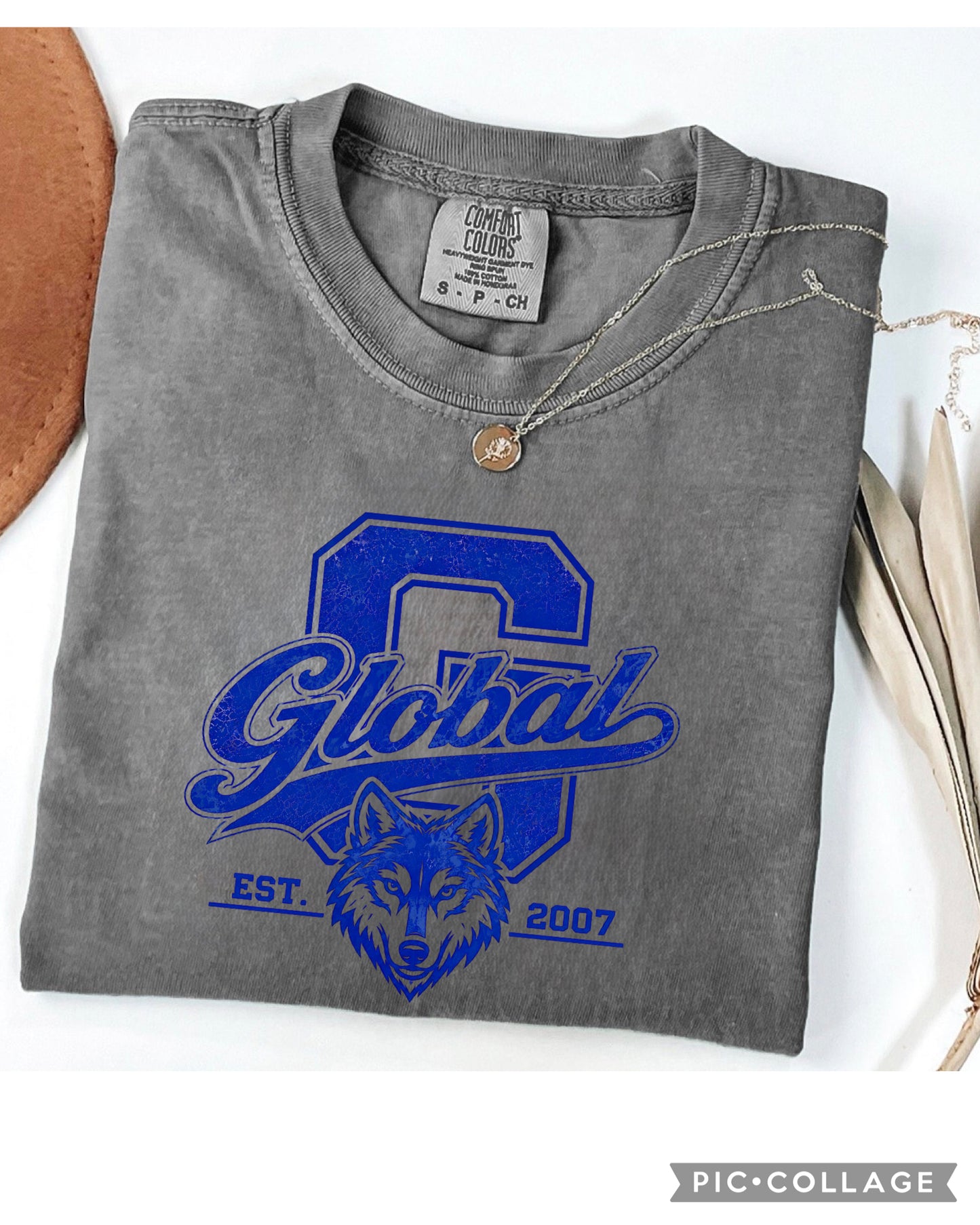 Any School Varsity Swoosh Tee