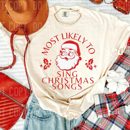 Christmas Most likely Tees. SET 2