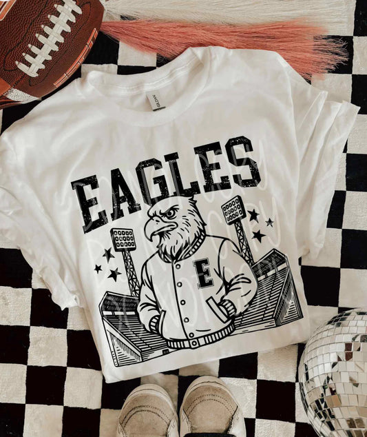 (Copy) Mascot Stadium....Eagles--Hugoton