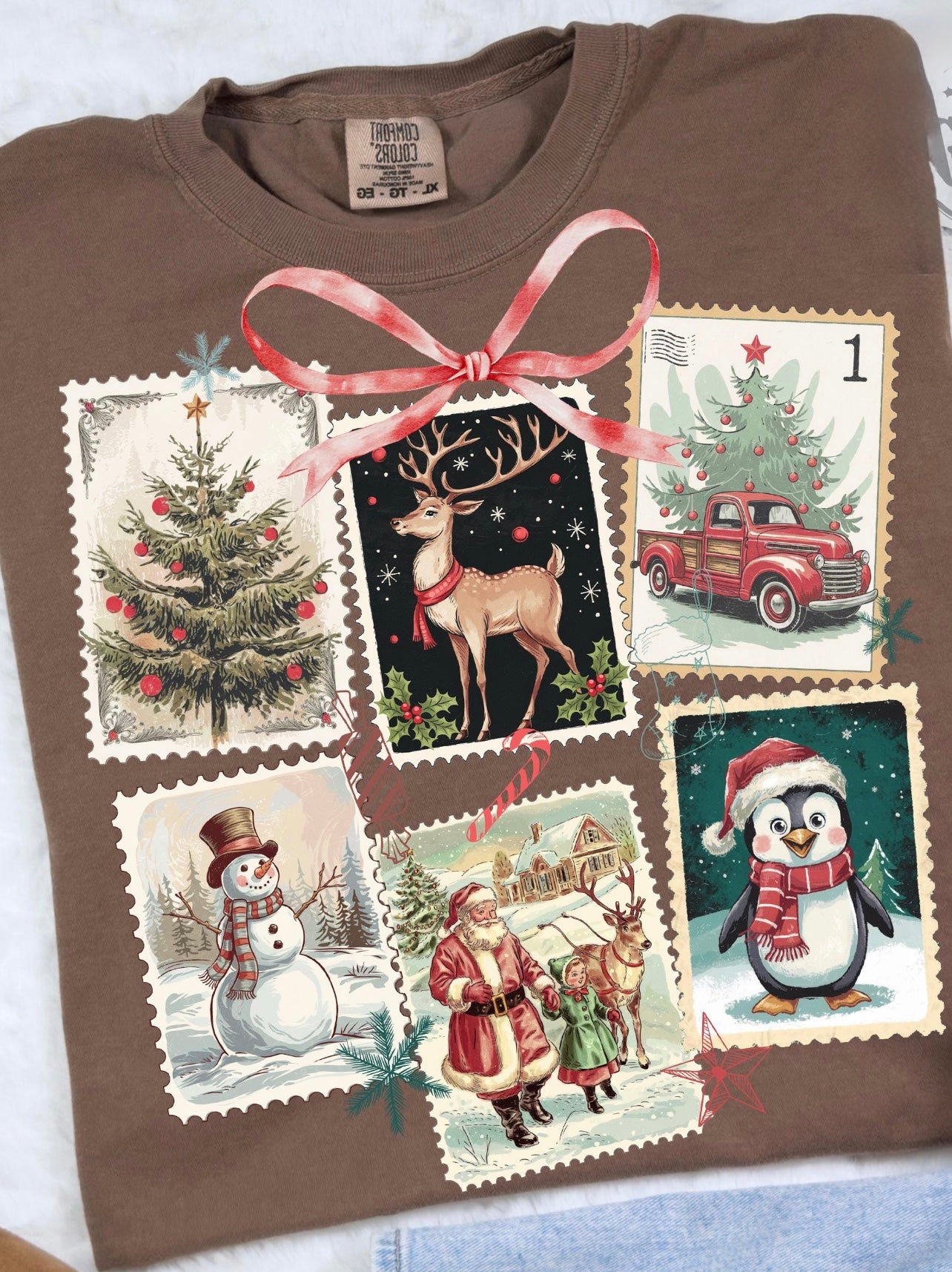 Christmas Stamps Tee