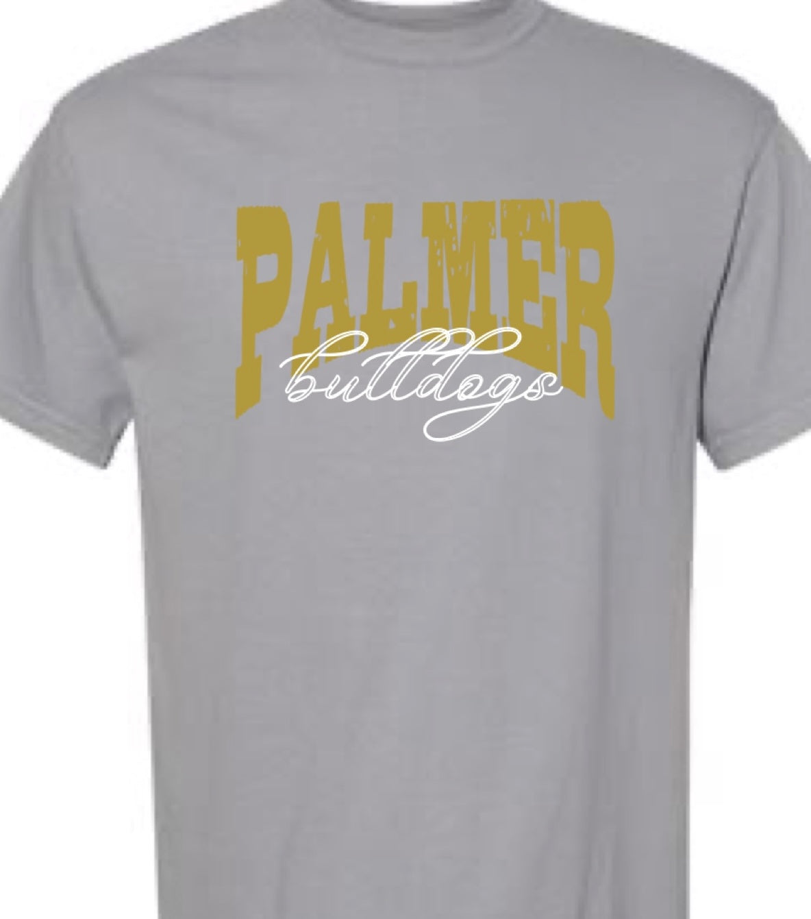 Distressed Mascot Tee - Palmer Bulldogs