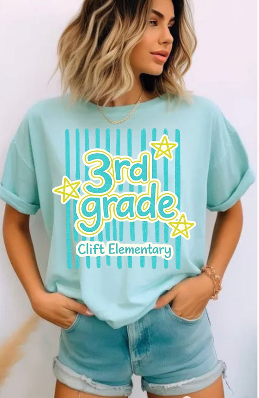 Striped Any Personalization Tee