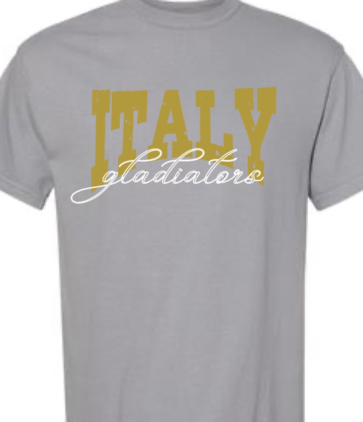 Distressed Mascot Tee - Italy Gladiators