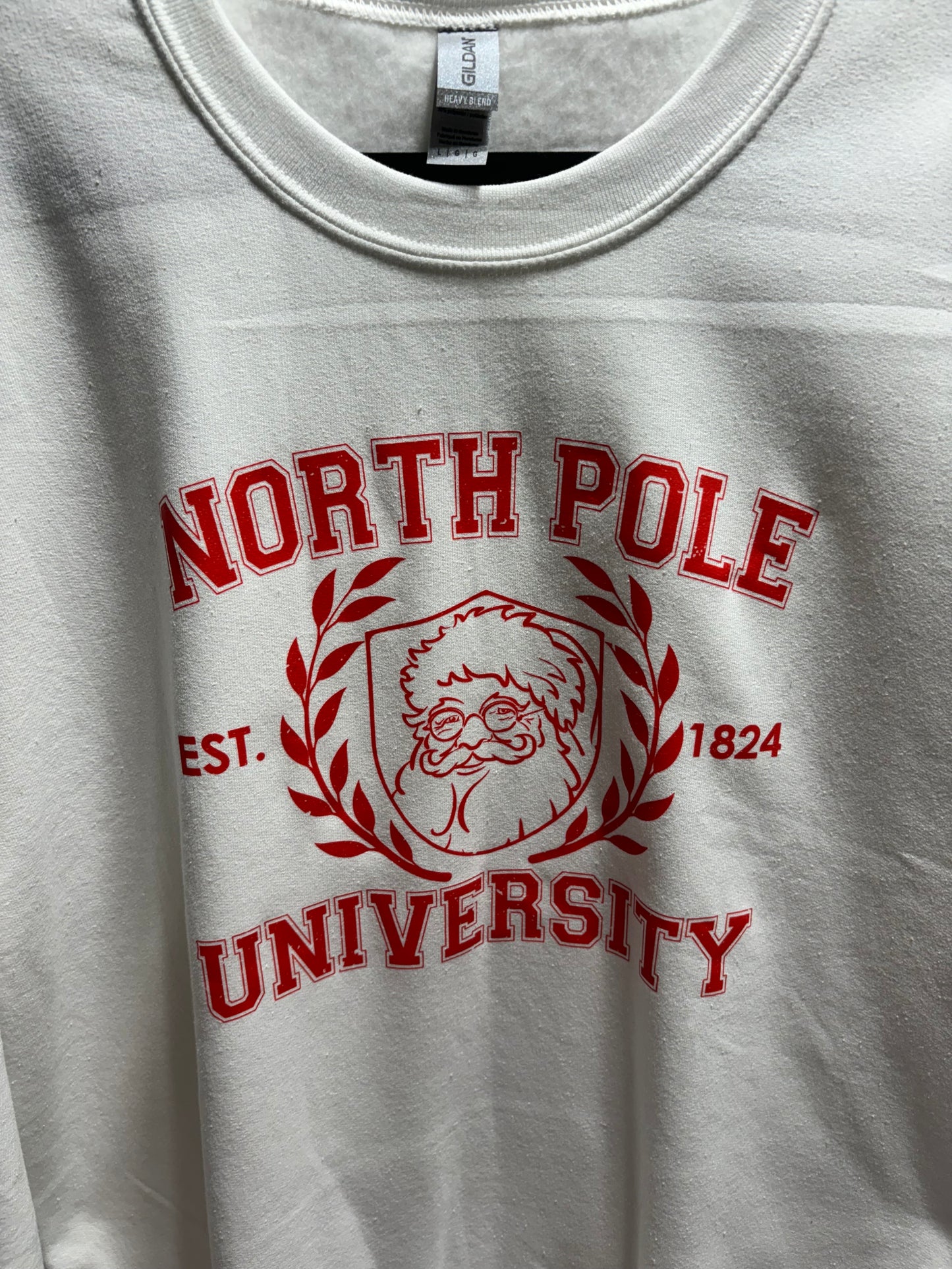 North Pole University Gildan Sweatshirt Large