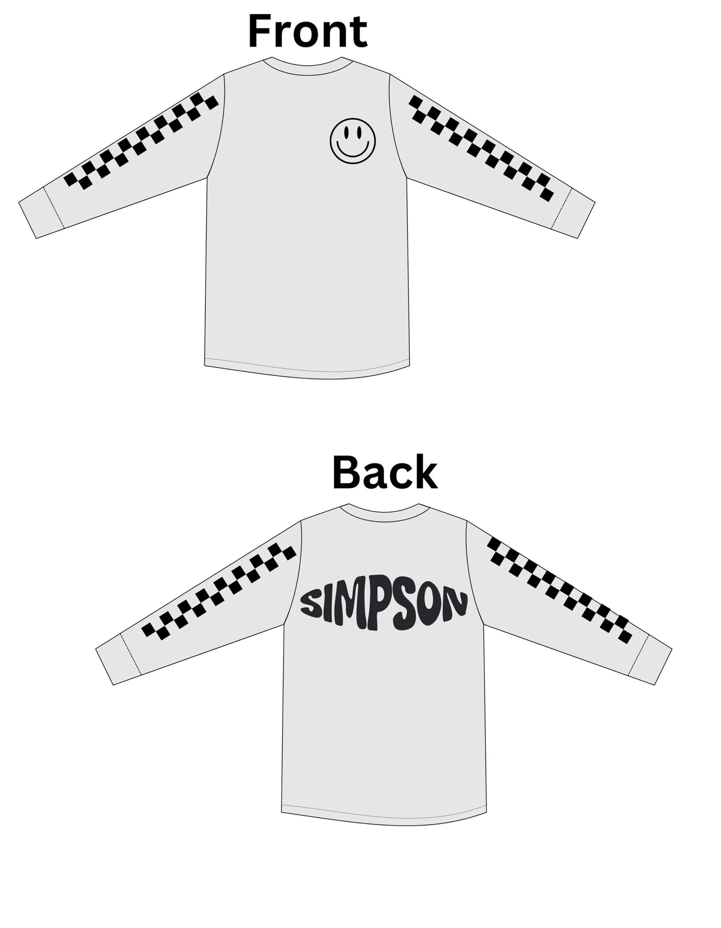 Simpson  Checkered long sleeve